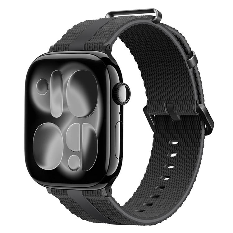 Pulseira de Relógio em Silicone com Padrão de Linhas, Para Apple Watch 46mm / 49mm / 45mm / 44mm, Para Apple Watch 42mm / 41mm / 40mm / 38mm