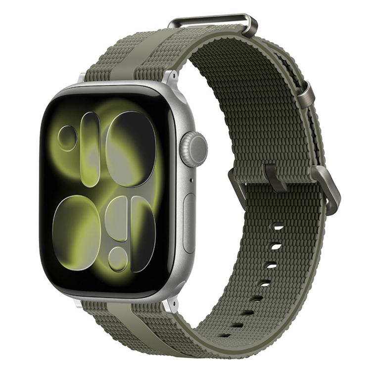 Pulseira de Relógio em Silicone com Padrão de Linhas, Para Apple Watch 46mm / 49mm / 45mm / 44mm, Para Apple Watch 42mm / 41mm / 40mm / 38mm