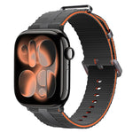 Pulseira de Relógio em Silicone com Padrão de Linhas, Para Apple Watch 46mm / 49mm / 45mm / 44mm, Para Apple Watch 42mm / 41mm / 40mm / 38mm