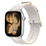 Pulseira de Relógio em Silicone com Padrão de Linhas, Para Apple Watch 46mm / 49mm / 45mm / 44mm, Para Apple Watch 42mm / 41mm / 40mm / 38mm