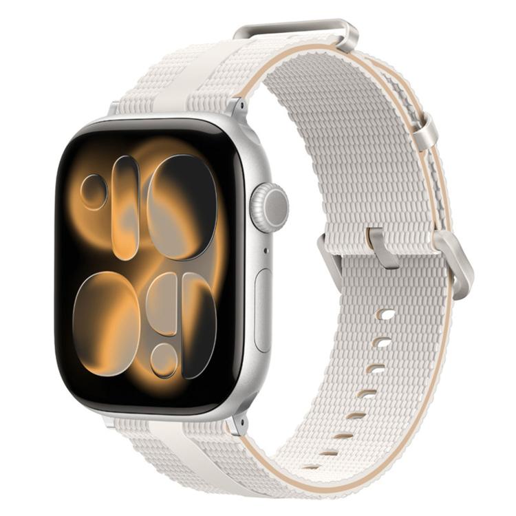 Pulseira de Relógio em Silicone com Padrão de Linhas, Para Apple Watch 46mm / 49mm / 45mm / 44mm, Para Apple Watch 42mm / 41mm / 40mm / 38mm