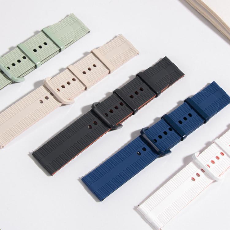 Pulseira de Relógio em Silicone com Padrão de Linhas, Para Apple Watch 46mm / 49mm / 45mm / 44mm, Para Apple Watch 42mm / 41mm / 40mm / 38mm