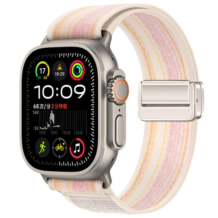 Magnetic Buckle Trail Loop Nylon Watch Band Watch Band, For Apple Watch 46mm / 49mm / 45mm / 44mm, For Apple Watch 42mm / 41mm / 40mm / 38mm