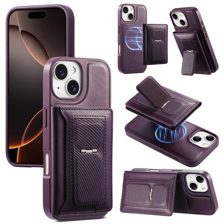 CaseNeo Carteira Dobrável com Dobradiça Retro e Íman, Capa Magnética para Telemóvel, Para iPhone 15, Para iPhone 14, Para iPhone 14 Pro, Para iPhone 14 Pro Max, Para iPhone 13 Pro Max, Para iPhone 13 Pro, Para iPhone 13