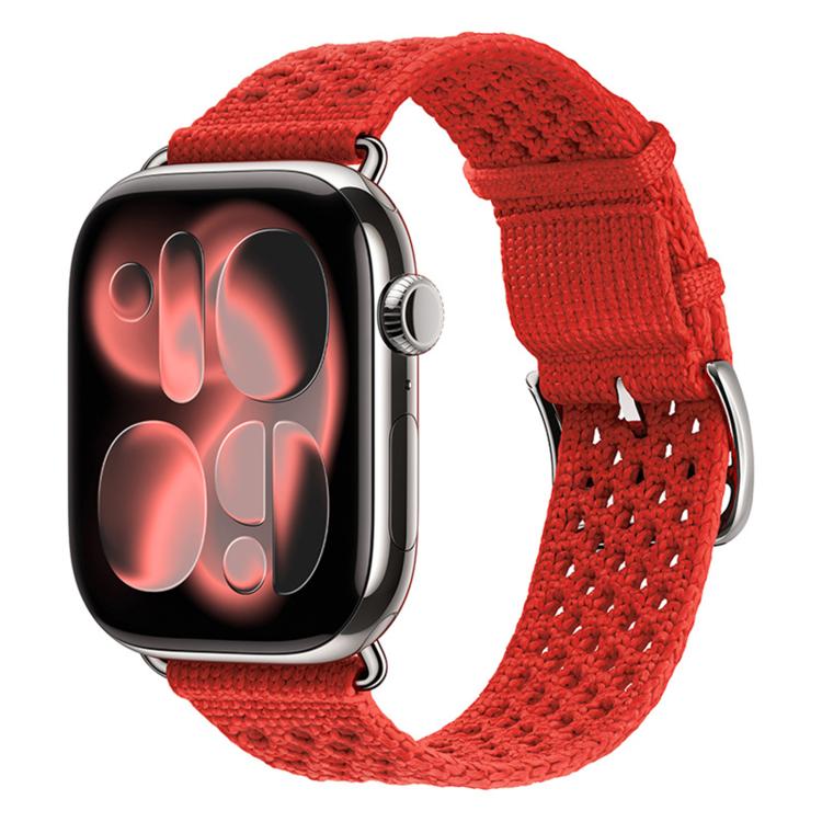Pulseira de Relógio Tricotada com Padrão Vazado, Para Apple Watch 46mm / 49mm / 45mm / 44mm, Para Apple Watch 42mm / 41mm / 40mm / 38mm