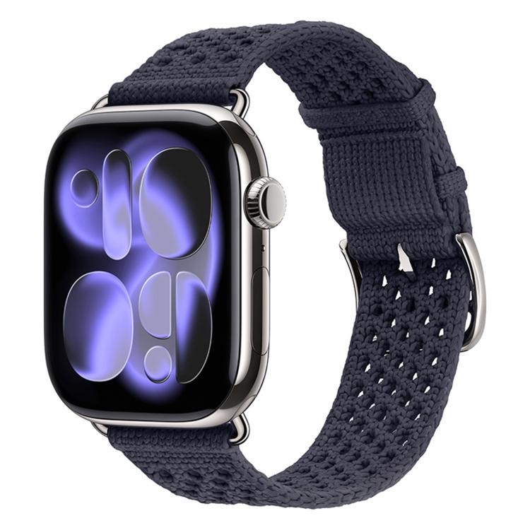 Pulseira de Relógio Tricotada com Padrão Vazado, Para Apple Watch 46mm / 49mm / 45mm / 44mm, Para Apple Watch 42mm / 41mm / 40mm / 38mm