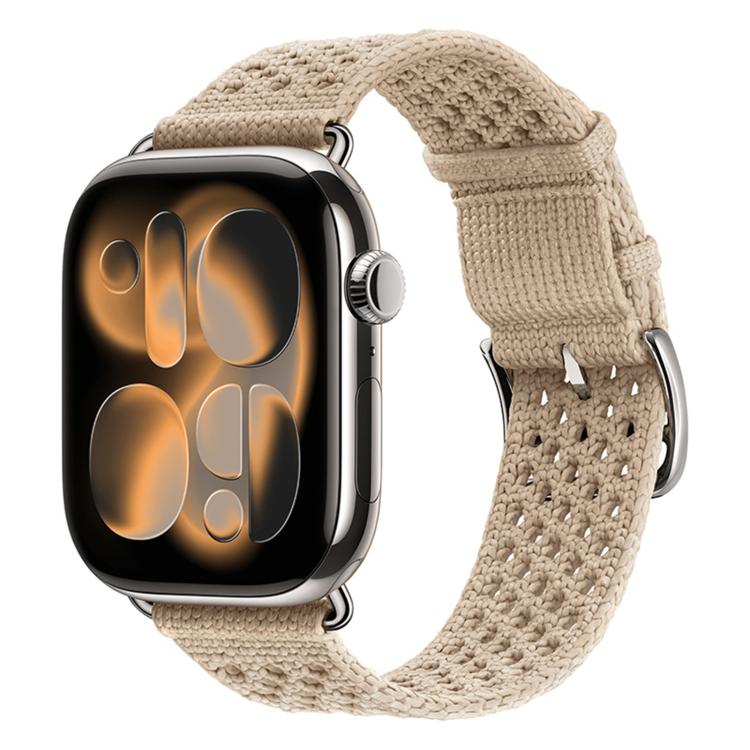 Pulseira de Relógio Tricotada com Padrão Vazado, Para Apple Watch 46mm / 49mm / 45mm / 44mm, Para Apple Watch 42mm / 41mm / 40mm / 38mm