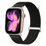 Pulseira de Relógio com Loop Respirável em Nylon com Duplo Elo e Cabeça Metálica, Para Apple Watch 46mm / 49mm / 45mm / 44mm, Para Apple Watch 42mm / 41mm / 40mm / 38mm
