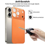 Transforma-se Instantaneamente em Capa Traseira PET Fosca Ultra-fina Série 17 Pro, Para iPhone 16 Pro Max, Para iPhone 15 Pro Max, Para iPhone 14 Pro Max, Para iPhone 13 Pro Max