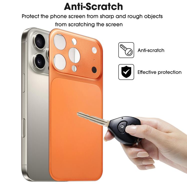Transforma-se Instantaneamente em Capa Traseira PET Fosca Ultra-fina Série 17 Pro, Para iPhone 16 Pro, Para iPhone 15 Pro, Para iPhone 14 Pro, Para iPhone 13 Pro