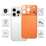 Transforma-se Instantaneamente em Capa Traseira PET Fosca Ultra-fina Série 17 Pro, Para iPhone 16 Pro, Para iPhone 15 Pro, Para iPhone 14 Pro, Para iPhone 13 Pro