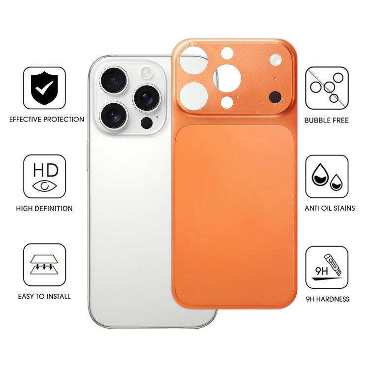 Transforma-se Instantaneamente em Capa Traseira PET Fosca Ultra-fina Série 17 Pro, Para iPhone 16 Pro, Para iPhone 15 Pro, Para iPhone 14 Pro, Para iPhone 13 Pro