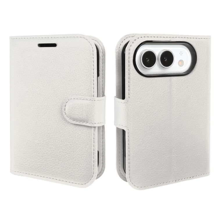 Litchi Texture Horizontal Flip Leather Phone Case with Holder, For iPhone Duo