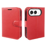 Litchi Texture Horizontal Flip Leather Phone Case with Holder, For iPhone Duo