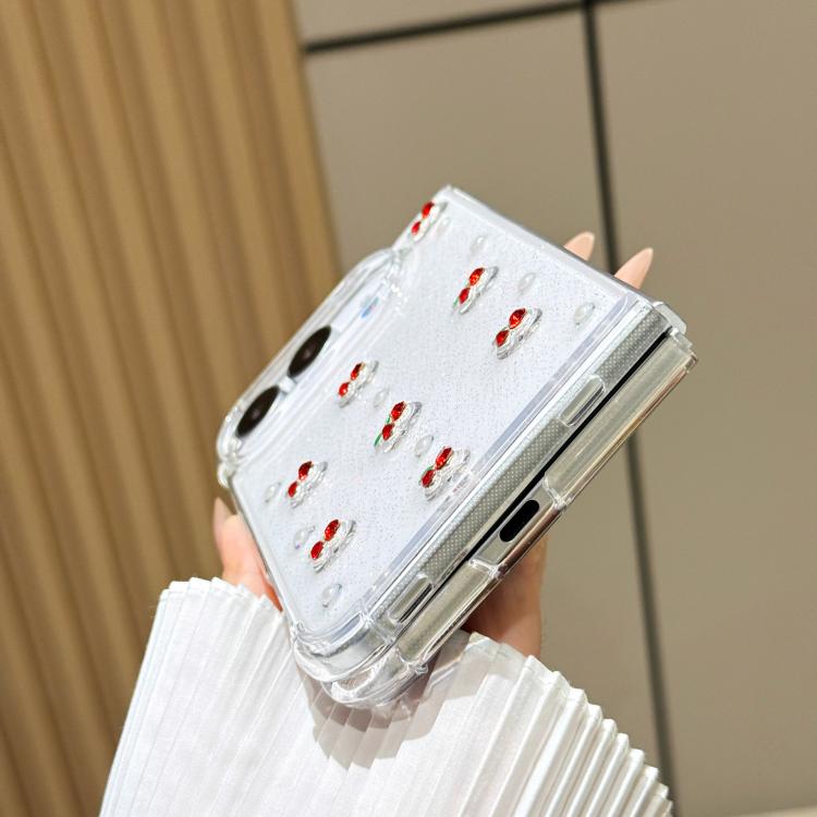 Epoxy Resin 3D Mini Cherry TPU Phone Case, For iPhone Duo