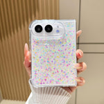 Glitter Sequins Epoxy TPU Phone Case, For iPhone Duo