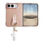 Cloud Pendant Folding Phone Case with Hand Strap, For iPhone Duo