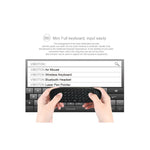 Teclado Mini Sem Fios C120 2.4G com Rato Remoto e 3 Giroscópios & 3 Sensores de Gravidade para PC / HTPC / IPTV / Smart TV e Android TV Box etc