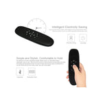 Teclado Mini Sem Fios C120 2.4G com Rato Remoto e 3 Giroscópios & 3 Sensores de Gravidade para PC / HTPC / IPTV / Smart TV e Android TV Box etc