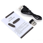 Teclado Mini Sem Fios C120 2.4G com Rato Remoto e 3 Giroscópios & 3 Sensores de Gravidade para PC / HTPC / IPTV / Smart TV e Android TV Box etc