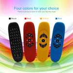 Teclado Mini Sem Fios C120 2.4G com Rato Remoto e 3 Giroscópios & 3 Sensores de Gravidade para PC / HTPC / IPTV / Smart TV e Android TV Box etc