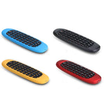Teclado Mini Sem Fios C120 2.4G com Rato Remoto e 3 Giroscópios & 3 Sensores de Gravidade para PC / HTPC / IPTV / Smart TV e Android TV Box etc