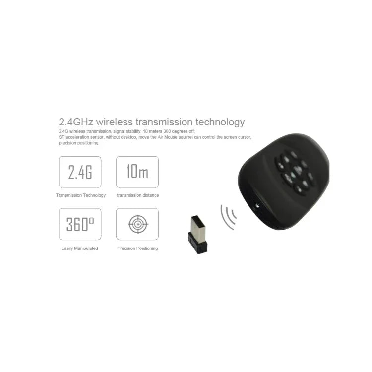 Teclado Mini Sem Fios C120 2.4G com Rato Remoto e 3 Giroscópios & 3 Sensores de Gravidade para PC / HTPC / IPTV / Smart TV e Android TV Box etc