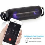 Coluna Estéreo Portátil Sem Fios Bluetooth LZ33 com LED, Coluna de Telefone para Computador com TF FM