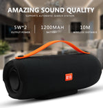 Coluna Bluetooth estéreo portátil sem fios E13 com altifalante, rádio, subwoofer, TF FM, VERMELHO, AZUL, PRETO