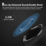 Coluna Bluetooth estéreo portátil sem fios E13 com altifalante, rádio, subwoofer, TF FM, VERMELHO, AZUL, PRETO