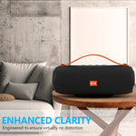 Coluna Bluetooth estéreo portátil sem fios E13 com altifalante, rádio, subwoofer, TF FM, VERMELHO, AZUL, PRETO
