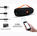 Coluna Bluetooth estéreo portátil sem fios E13 com altifalante, rádio, subwoofer, TF FM, VERMELHO, AZUL, PRETO