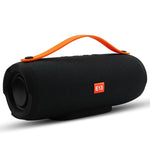Coluna Bluetooth estéreo portátil sem fios E13 com altifalante, rádio, subwoofer, TF FM, VERMELHO, AZUL, PRETO