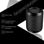 Coluna Bluetooth Portátil Sistema de Som Portátil 5W Música Estéreo Surround Coluna Impermeável para Exterior