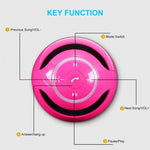 Coluna Bluetooth T&G A18 em forma de bola com luz LED Coluna portátil sem fios mini Música móvel MP3 Subwoofer Suporta TF, PRETO, AZUL, ROSA, BRANCO