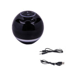 Coluna Bluetooth T&G A18 em forma de bola com luz LED Coluna portátil sem fios mini Música móvel MP3 Subwoofer Suporta TF, PRETO, AZUL, ROSA, BRANCO