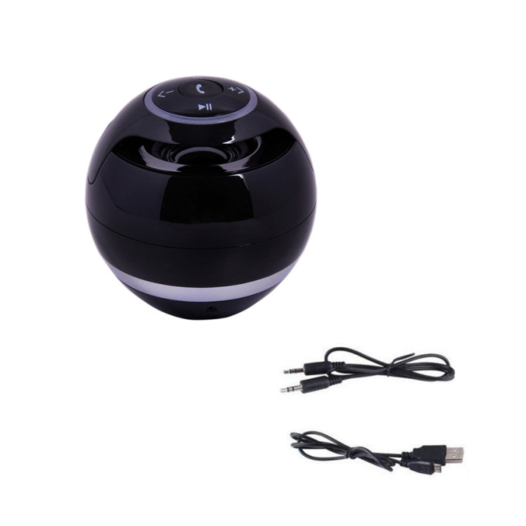 Coluna Bluetooth T&G A18 em forma de bola com luz LED Coluna portátil sem fios mini Música móvel MP3 Subwoofer Suporta TF, PRETO, AZUL, ROSA, BRANCO