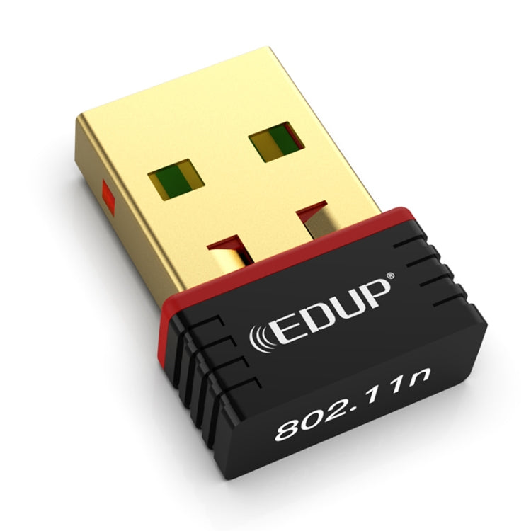 Adaptador de rede USB mini sem drive EDUP EP-N8566 150Mbps 802.11N, EP-N8566