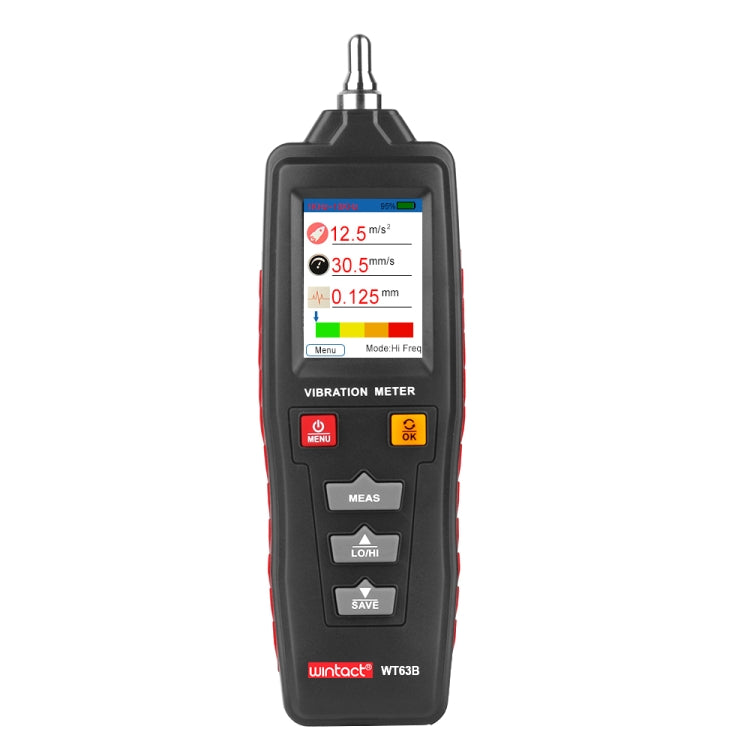 Analisador de Vibração Portátil WINTACT WT63B, Medidor Digital de Vibração