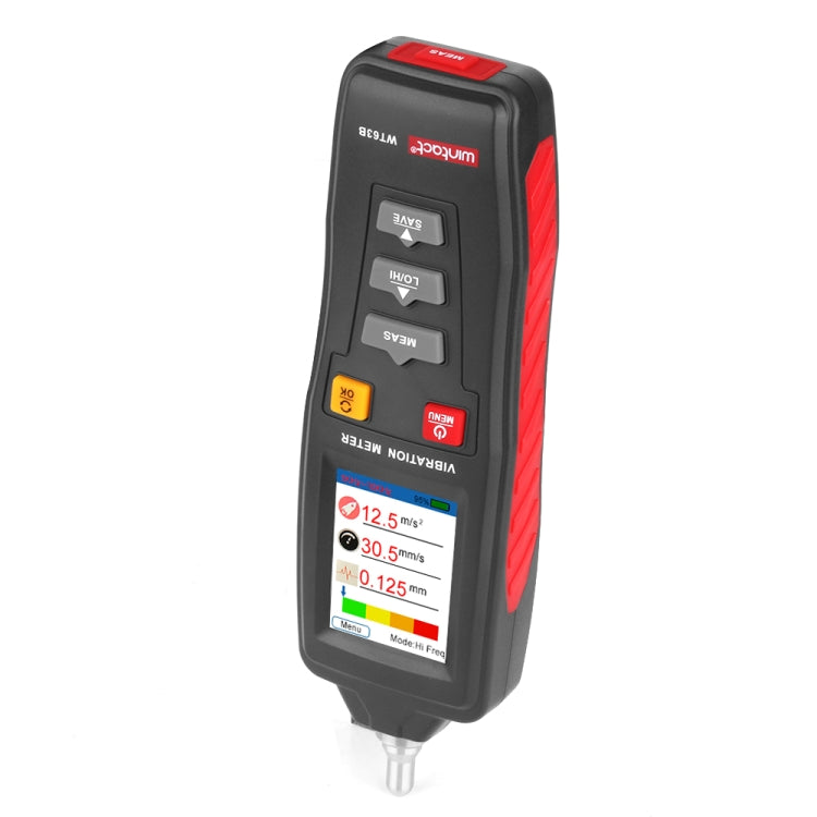 Analisador de Vibração Portátil WINTACT WT63B, Medidor Digital de Vibração