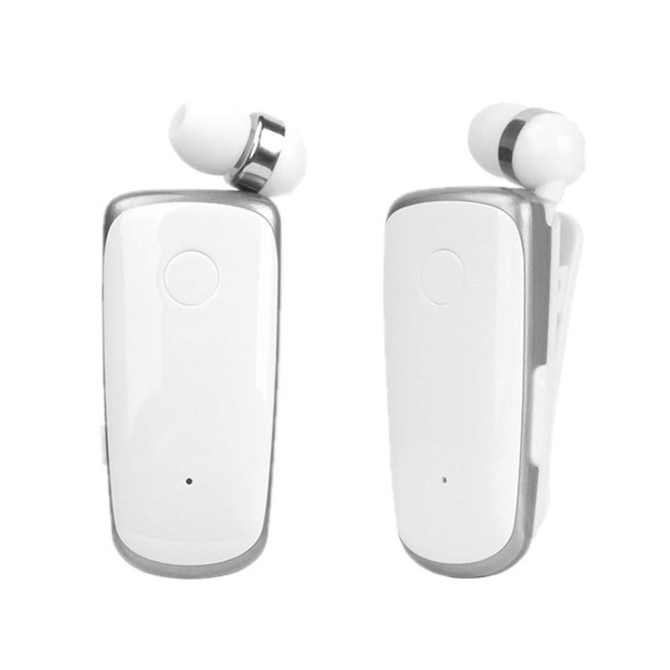 Auricular Bluetooth Sem Fios K39 com Chip CSR DSP, Alerta Vibratório In-Ear, Clipe de Uso Mãos Livres, PRETO, BRANCO, AZUL, VERMELHO ROSA