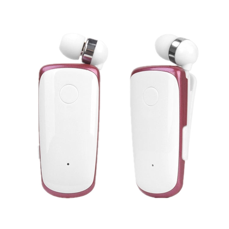 Auricular Bluetooth Sem Fios K39 com Chip CSR DSP, Alerta Vibratório In-Ear, Clipe de Uso Mãos Livres, PRETO, BRANCO, AZUL, VERMELHO ROSA