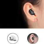 Base de carregamento de segunda geração S650, mini auricular Bluetooth sem fios, auriculares invisíveis para negócios, mãos-livres intra-auriculares com microfone
