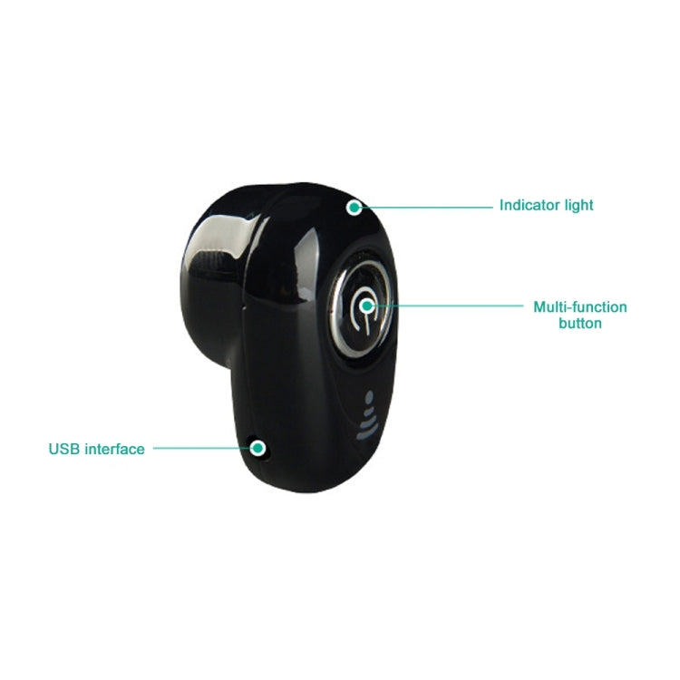 Base de carregamento de segunda geração S650, mini auricular Bluetooth sem fios, auriculares invisíveis para negócios, mãos-livres intra-auriculares com microfone