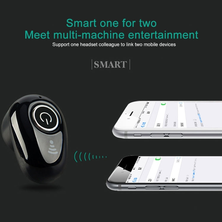 Base de carregamento de segunda geração S650, mini auricular Bluetooth sem fios, auriculares invisíveis para negócios, mãos-livres intra-auriculares com microfone