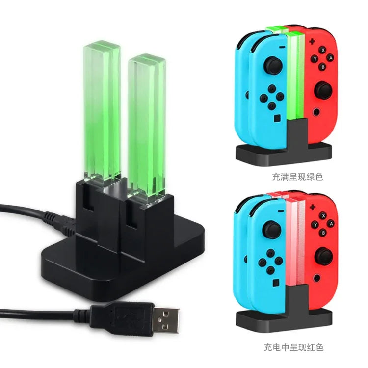 DOBE TNS-875 Estação de Carregamento para Dock de Carregador Nintendo Switch Joy-Con, TNS-875