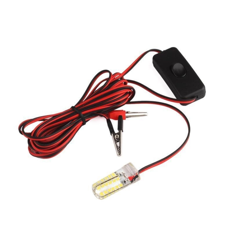 Iluminação de Pesca para Barco com 48 LEDs Atrai Peixes Luzes Subaquáticas Noturnas, Branco Quente, Branco Frio