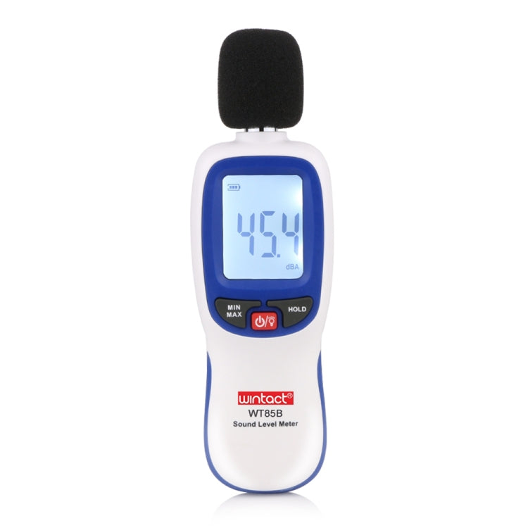 Medidor Digital de Nível Sonoro WT85B, Medidor Digital de Decibéis, Medidor de Ruído Ambiental, WT85B Branco, WT85B Preto