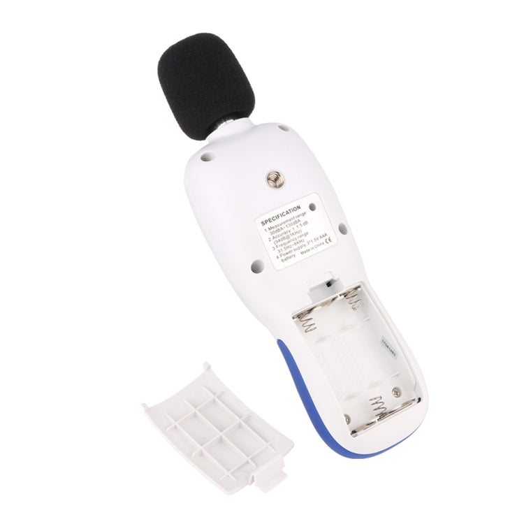 Medidor Digital de Nível Sonoro WT85B, Medidor Digital de Decibéis, Medidor de Ruído Ambiental, WT85B Branco, WT85B Preto