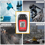 Detector de oxigénio WINTACT WT8821 Sensor independente de gás oxigénio Alarme de aviso sensível de intoxicação, WT8821
